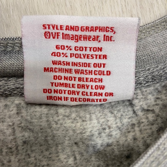 NFL Vintage Cleveland Browns Gray 3 Button Crew Neck Mens Large - Picture 4 of 10